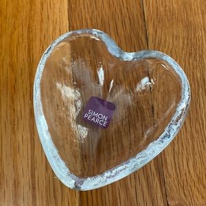 Simon Pearce Heart Dish